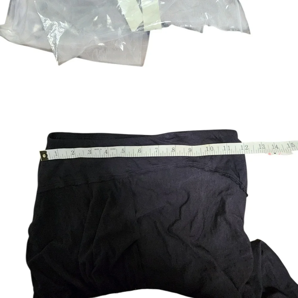 NWT. Free People Black Ruched Asymmetrical Tulip Hem‎ Midi Skirt XS